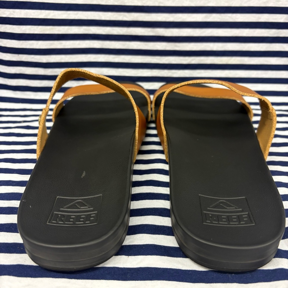 Women's Reef Brown & Black Cushion Vista Sandals Size 8 - Picture 5 of 9